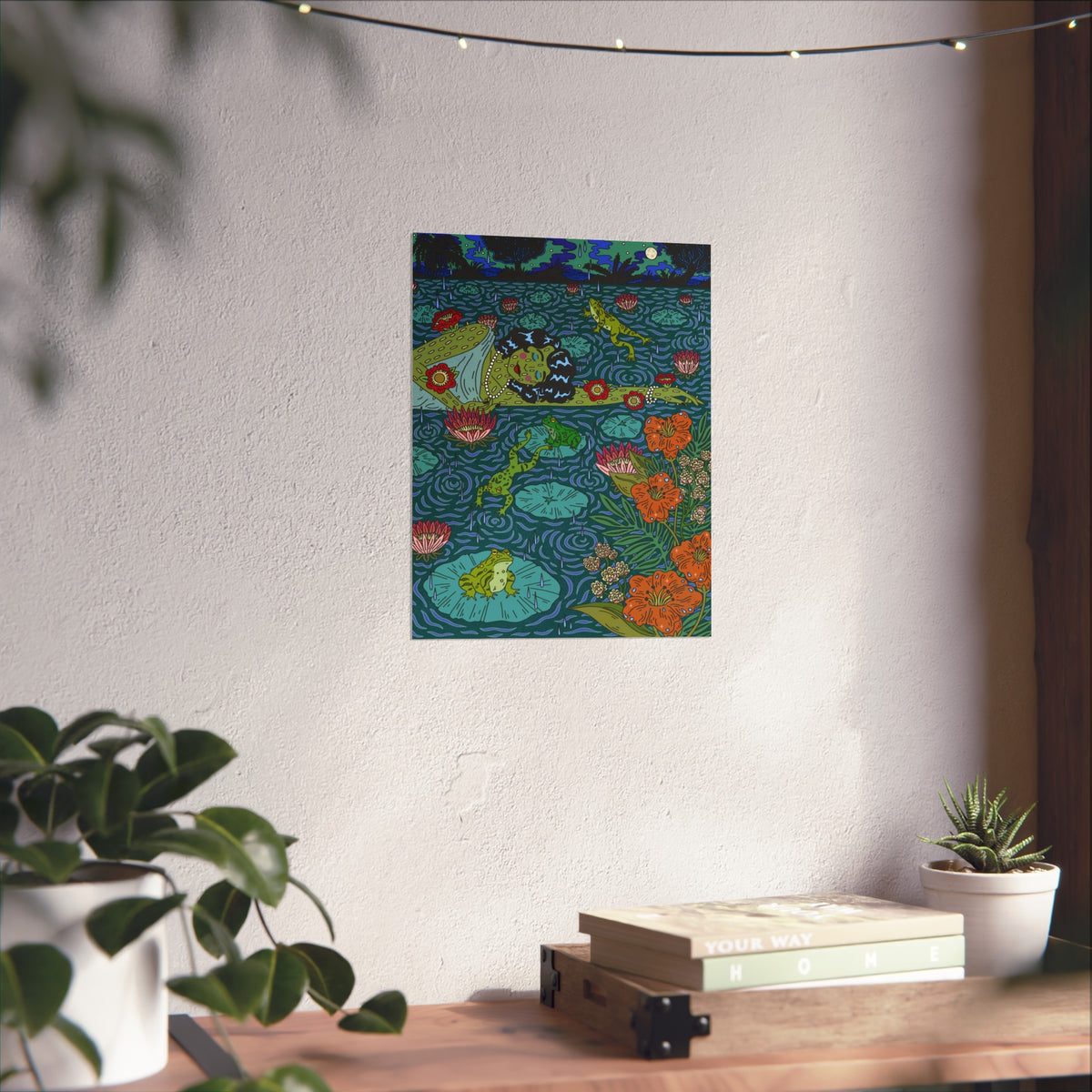 Frogs (Illustration) — Giclée Art Print