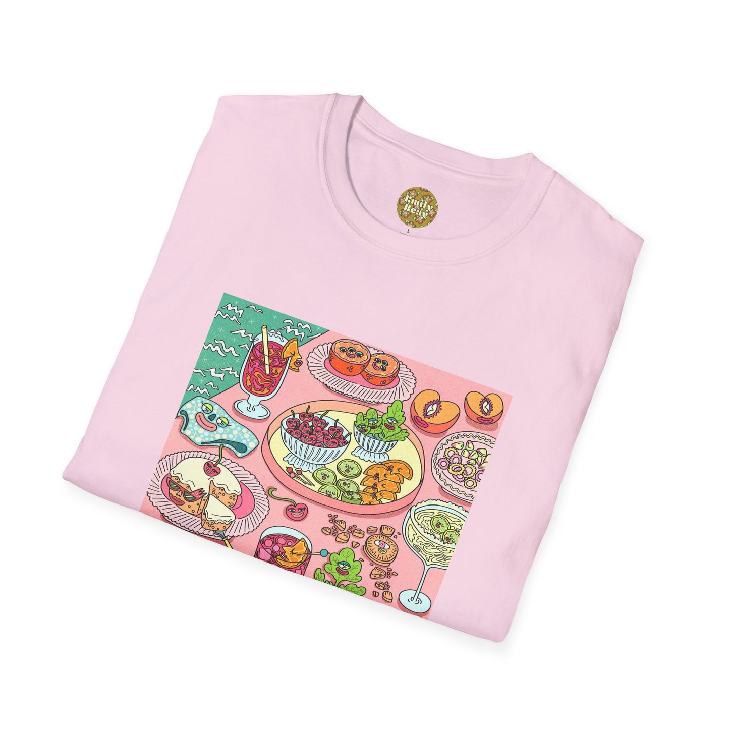 Poolside Picnic - Unisex Softstyle T-Shirt