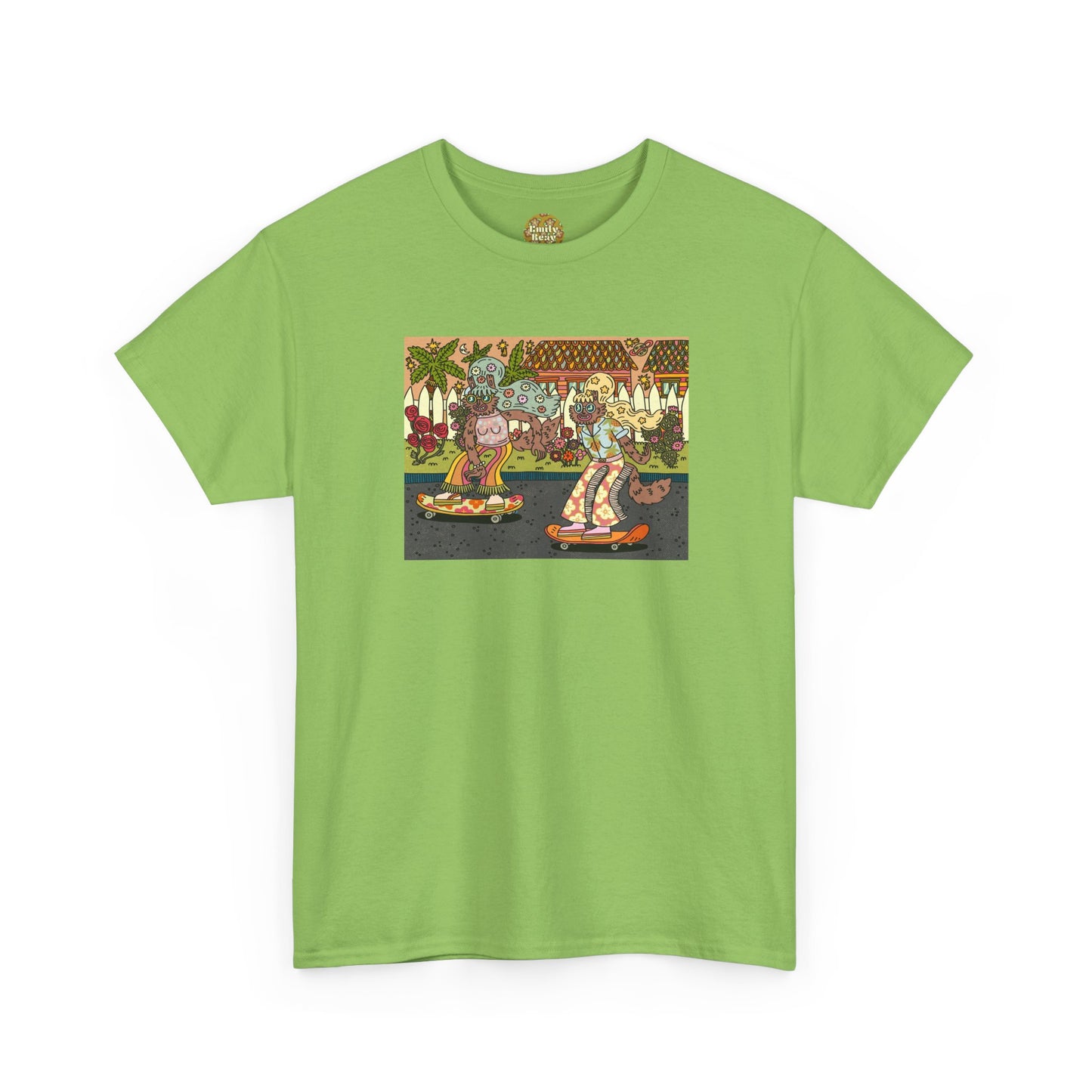 Sunglasses After Dark - Skateboard Vibe Unisex Heavy Cotton Tee