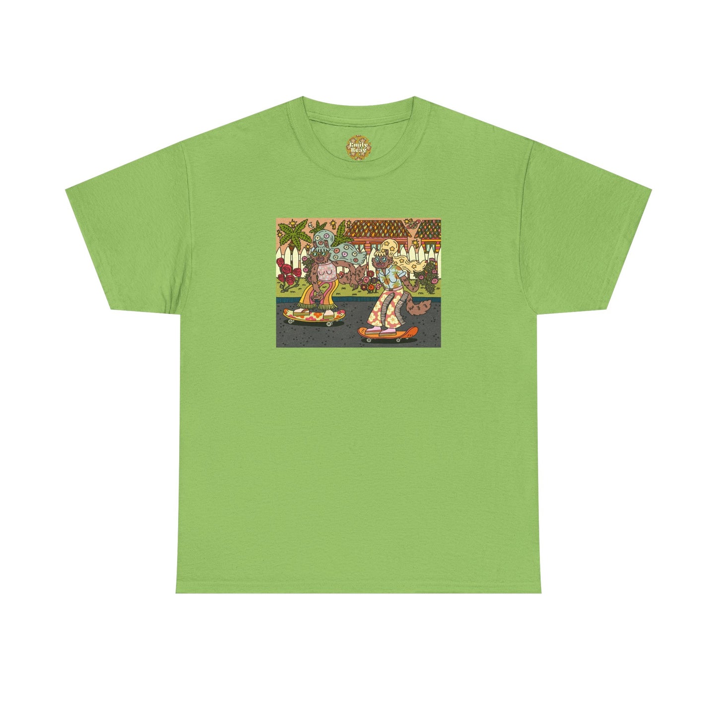 Sunglasses After Dark - Skateboard Vibe Unisex Heavy Cotton Tee