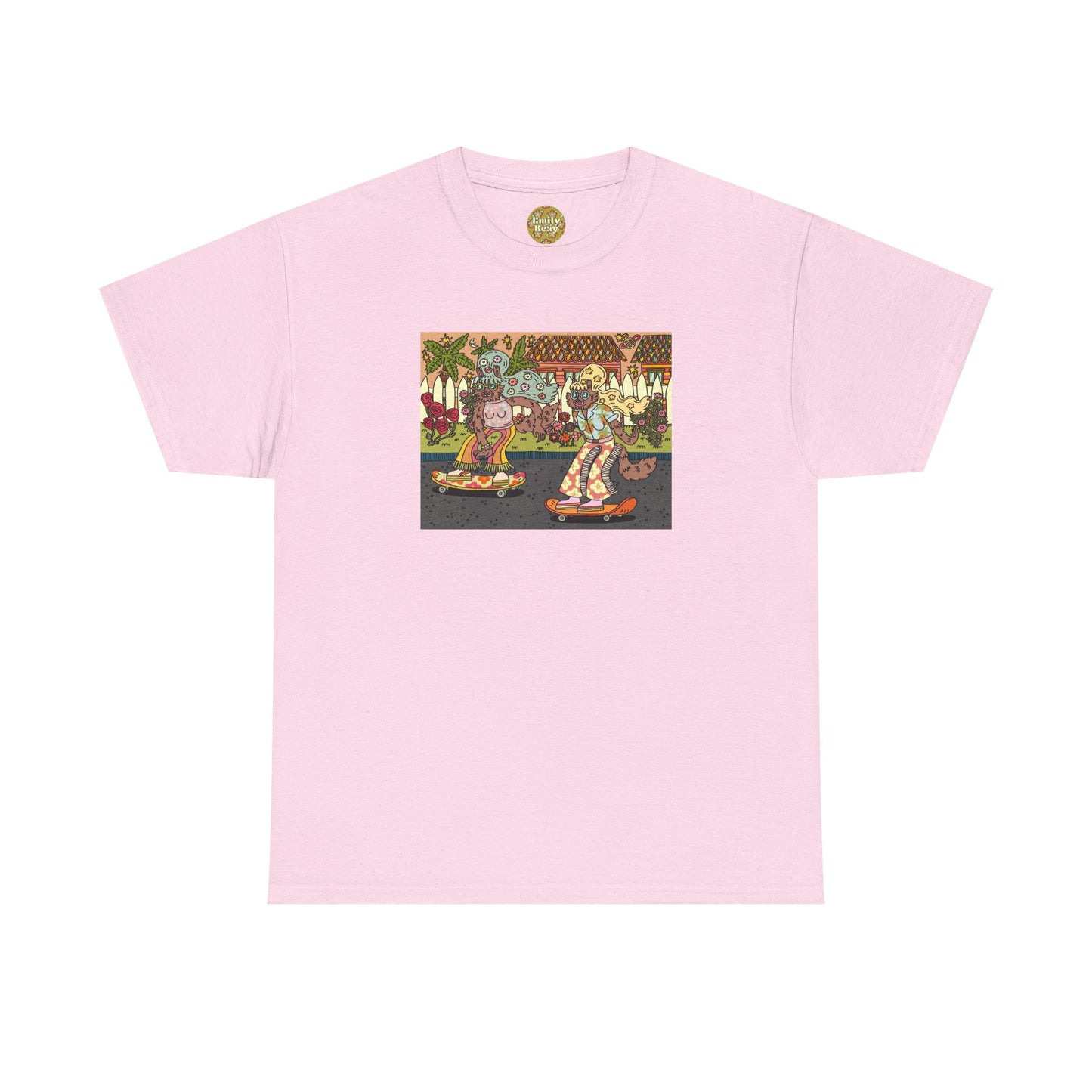 Sunglasses After Dark - Skateboard Vibe Unisex Heavy Cotton Tee