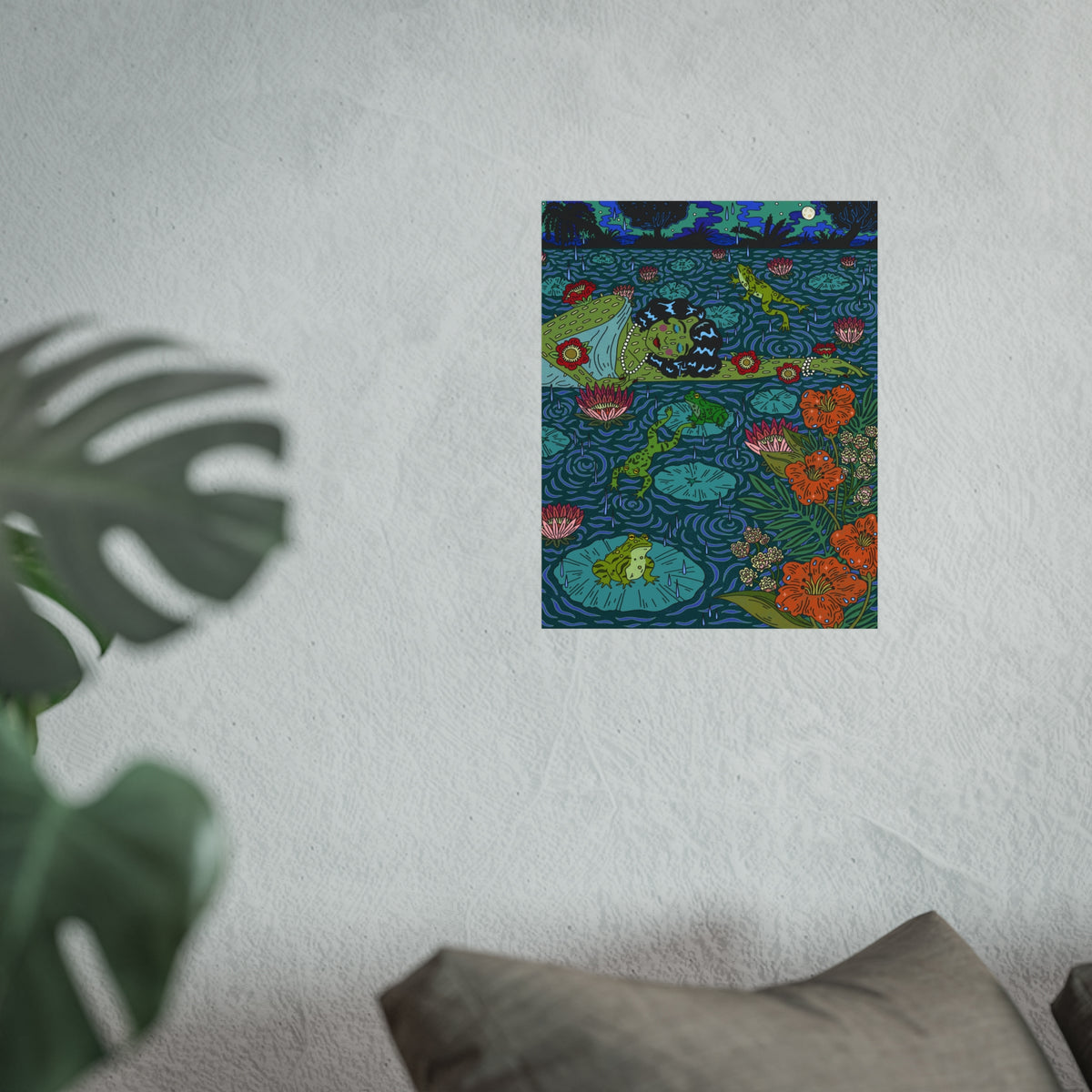 Frogs (Illustration) — Giclée Art Print