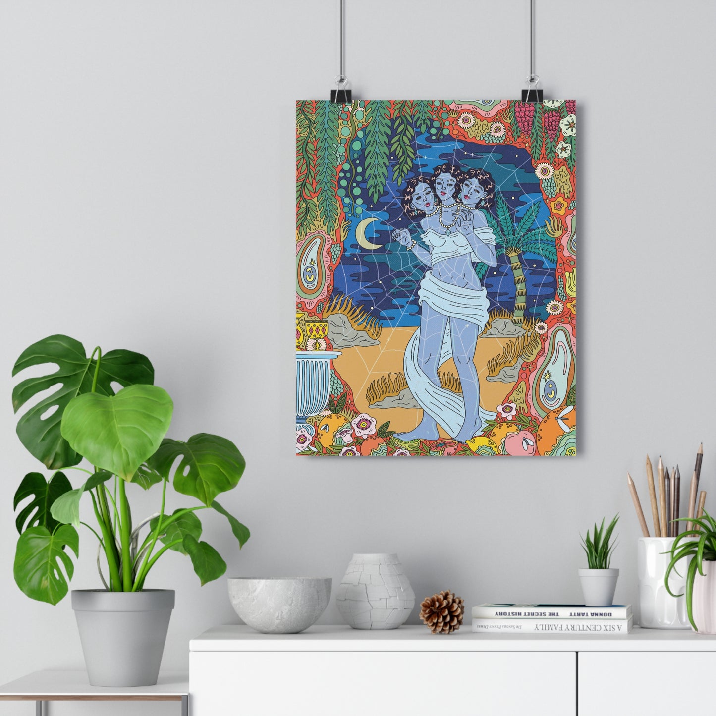 Heaven or Las Vegas (Illustration) — Giclée Art Print