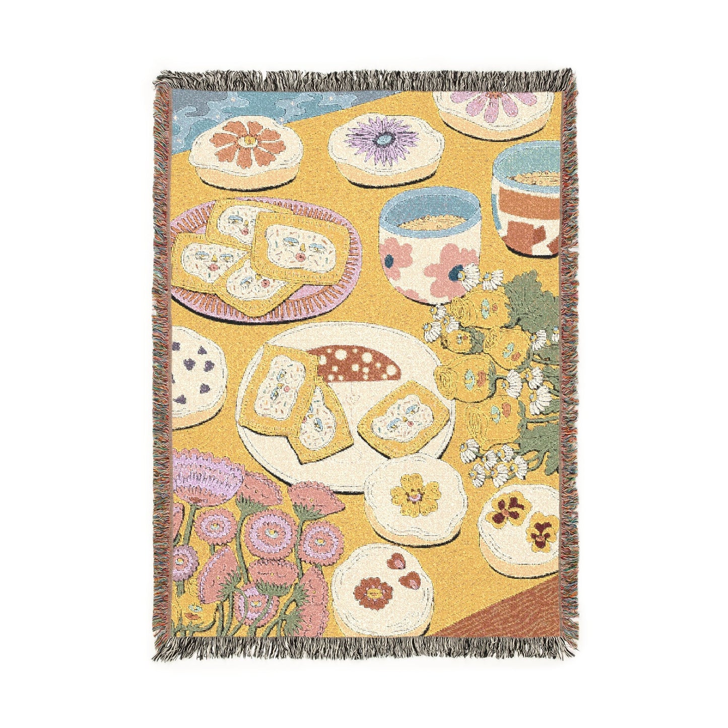 Sweet, Sweet Breakfast - Cozy Woven Blanket