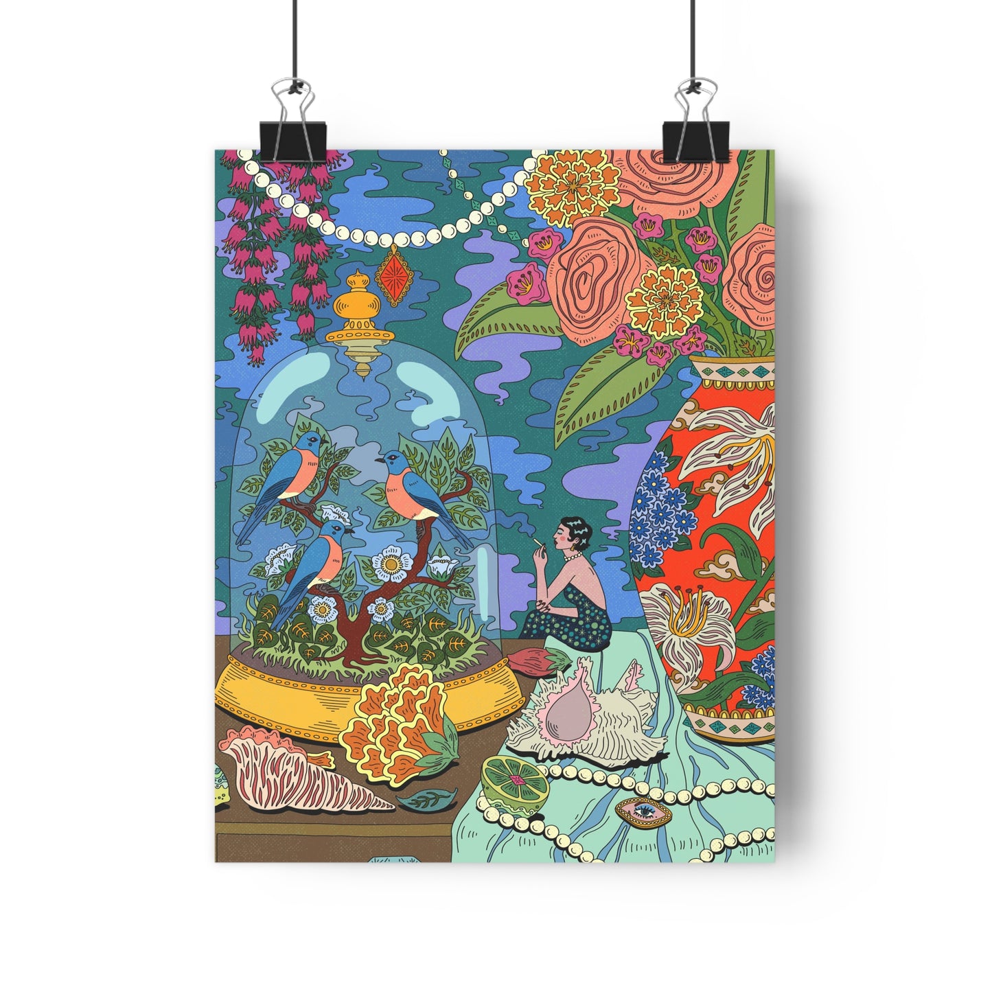 Sunday Morning (Illustration) — Giclée Art Print