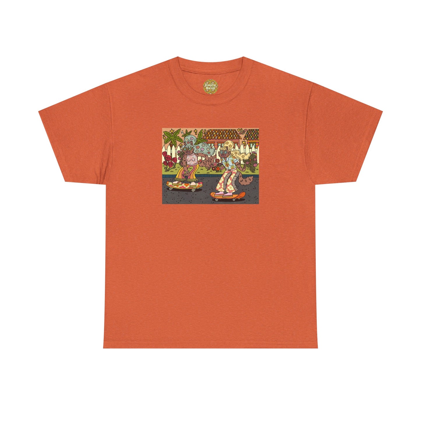 Sunglasses After Dark - Skateboard Vibe Unisex Heavy Cotton Tee