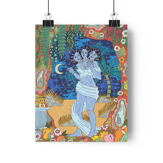 Heaven or Las Vegas (Illustration) — Giclée Art Print