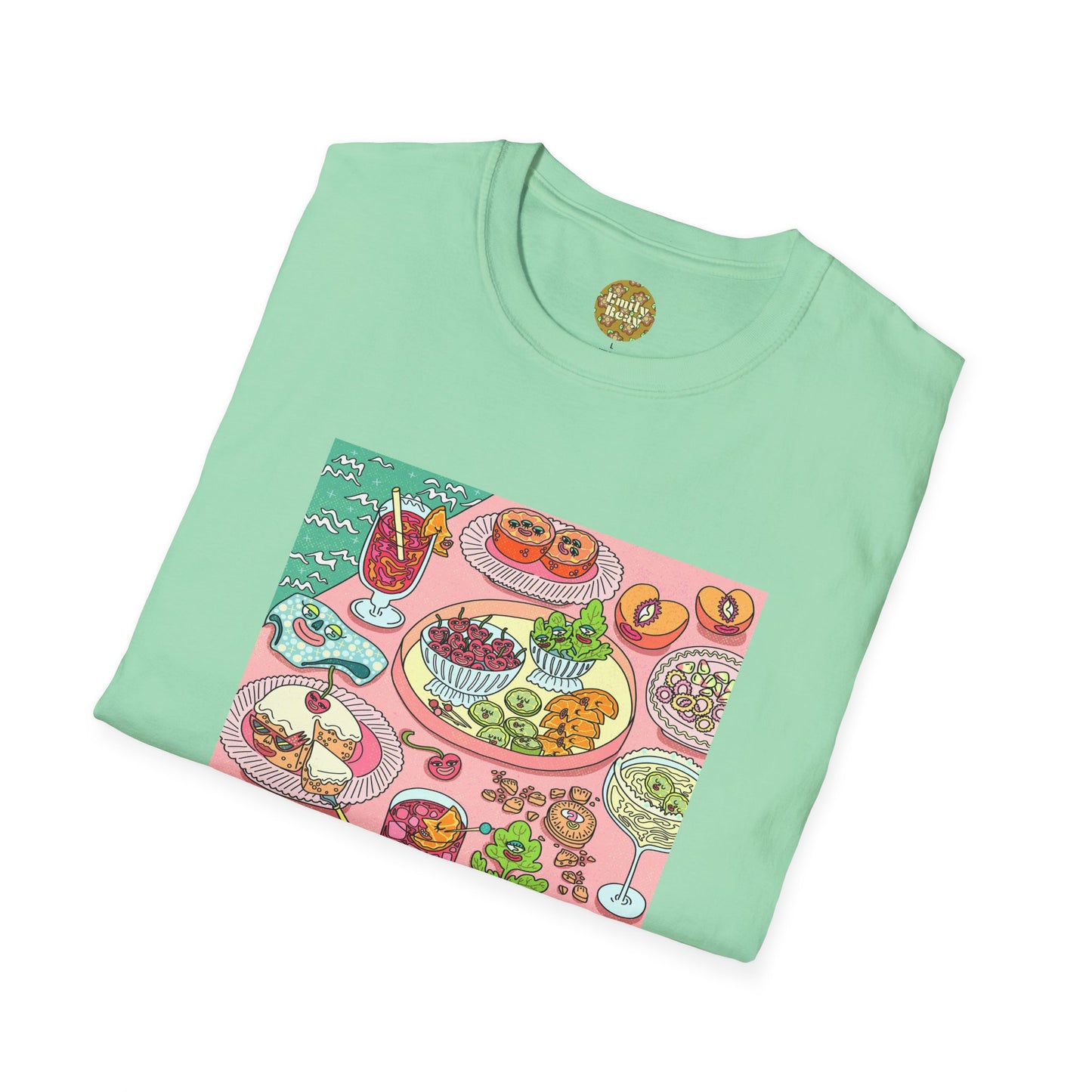 Poolside Picnic - Unisex Softstyle T-Shirt