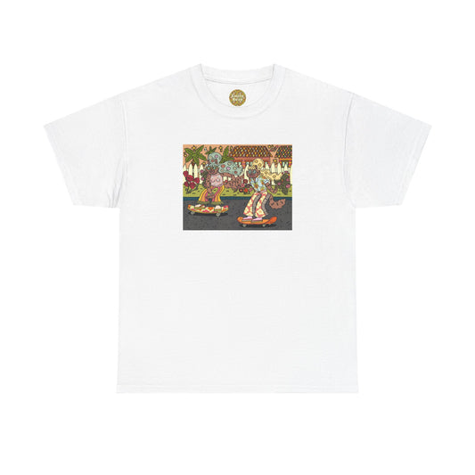 Sunglasses After Dark - Skateboard Vibe Unisex Heavy Cotton Tee