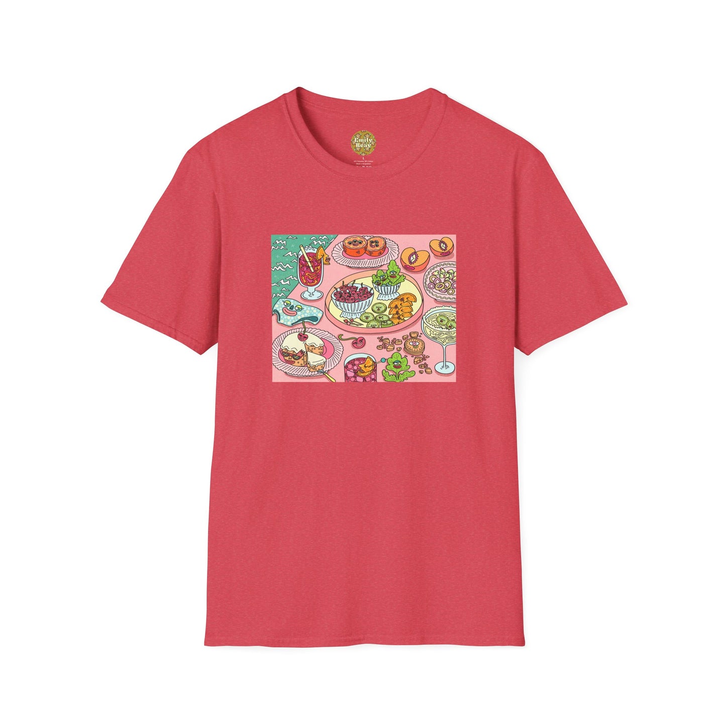 Poolside Picnic - Unisex Softstyle T-Shirt